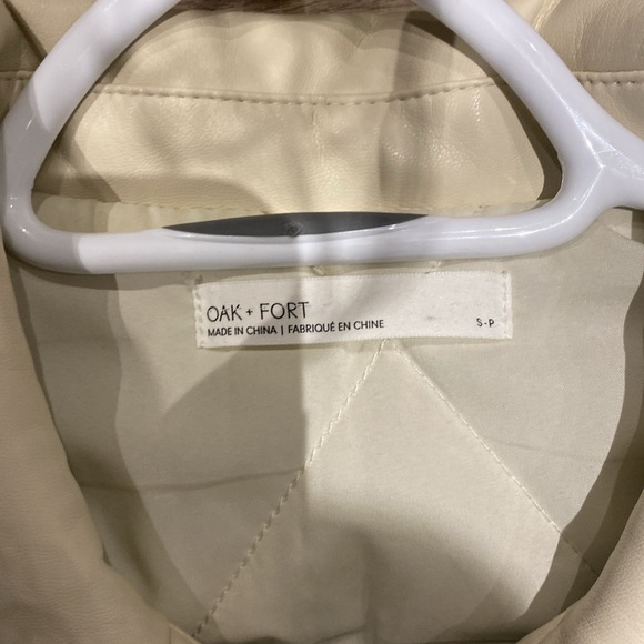 Oak + Fort Faux Leather Jacket - Picture 2 of 4